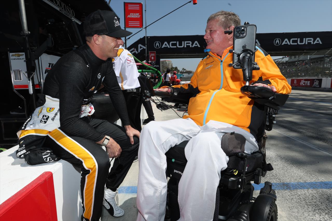 Scott McLaughlin and Sam Schmidt - Acura Grand Prix of Long Beach - By: Chris Owens -- Photo by: Chris Owens
